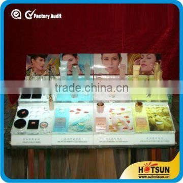 Custom Acrylic Cosmetic Counter Display for Commercial Hot Sale