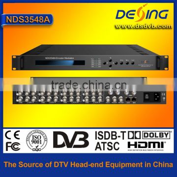 Dexin NDS3548A MPEG2 SD 8 IN 1 Encoder Modulator