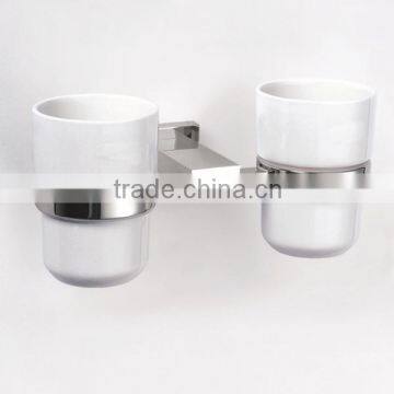 glass tumbler holder/toothbrush with holder N6955