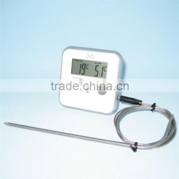 CE and ROHS metal wall clock thermometer hygrometer