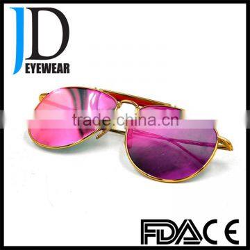 Wholesale Retro style design metal sunglasses.