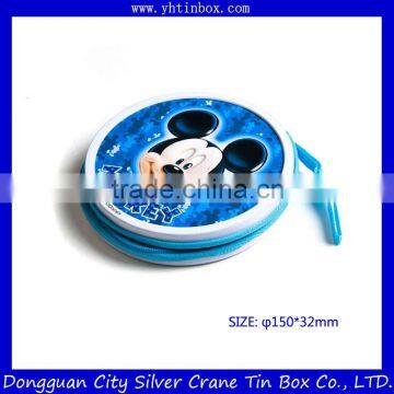 Beautiful Round CD DVD Case/ Round Tin Box