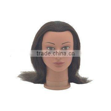 Hair Texture Mixed Training Heads - Synthetic + Human hair Heads - Beauty Fashion Heads