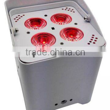 DJ Par QUAD 4 Mobile Spot DMX 4x10W LED Wireless Battery Powered Stage Wash Up-Light photo-2