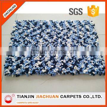 folding loop pile chenille mat