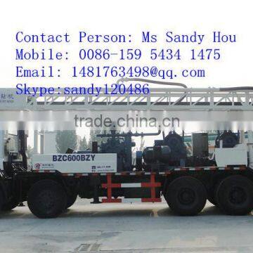 600 meters truck mounted water well drilling rig BZC600BZY