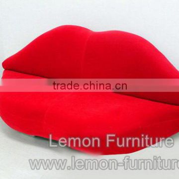 aibaba trade assurance foshan cheap contemporary sex red lip shaped sofa supplier