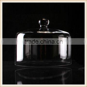 wholesale clear bell jars glass dome cover for cake