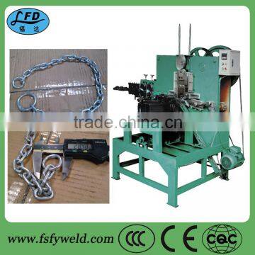 Iron metal wire mechnical chain making machine