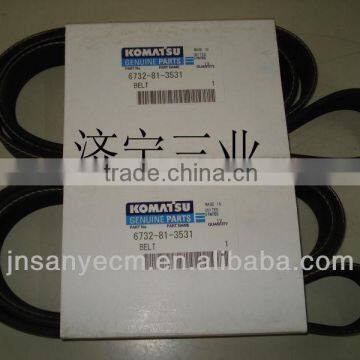 PC200-6 ALTERNATOR AND WATER PUMP BELT 6732-61-3870 photo-2
