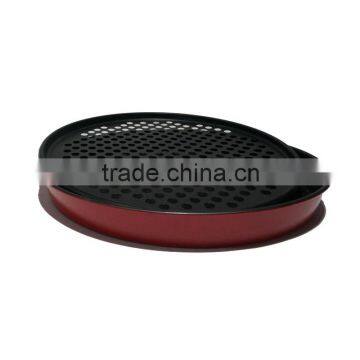 Round Shape Eco Non Stick Korean Cast Iron BBQ Grill Pan photo-3