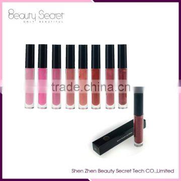 Private label cosmetics 8 colors 18 hours lipstick & lipgloss