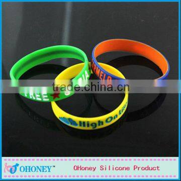 Custom Silicone wristband, made in China