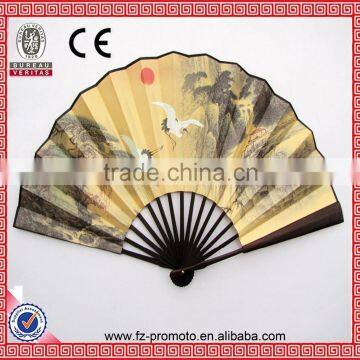 2016 Chinese Gift Custom Bamboo Folding Hand Fan for Big Event