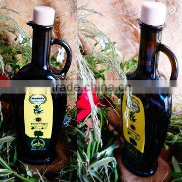 Extra Virgin Olive Oil 100% Tunisian Olive Oil with KOSHER Certification. 1st Cold Press Olive Oil Glass Bottle 500 ml.