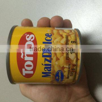 180/140g Good quality canned sweet corn kernel