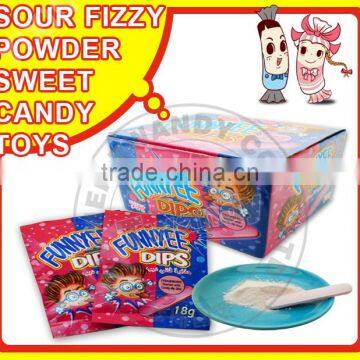 Sour fizzy powder sweet candy toys