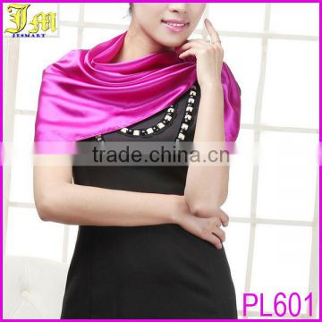 New Big Size 90*90cm Solid Color Silk Square Scarf Women Fashion Brand High Quality imitate Silk Satin Scarves Shawl Hijab