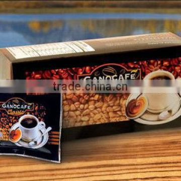 Organic arabica coffee with ganoderma, roasted coffee for body beauty slimming