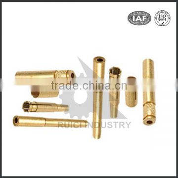 ISO 9001 high Precision electric brass socket cnc brass parts made in China