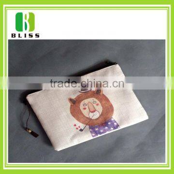 Wholesale Factory price Logo printed cute jute gift bag