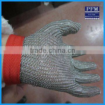 stainless steel mesh safety glove