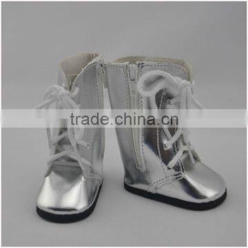 18 inch Silver korean girls accessories american girl doll shoes