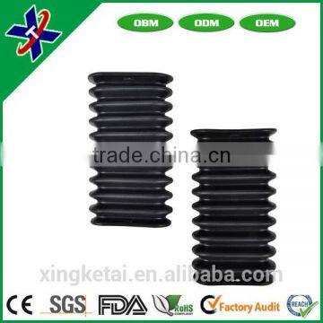 High quality black automotive rubber bellows silicone rubber bellows