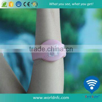 ISO 14443A Waterproof RFID Silicone Wristband / NFC Silicone Bracelet -NTAG 213 photo-3