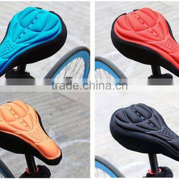 Bike Seat Cover 3D Memory Sponge Saddle Anti-slip Air-permeable Pad Cycling Cushion With Reflective Stripe Bicycle Accessories photo-4