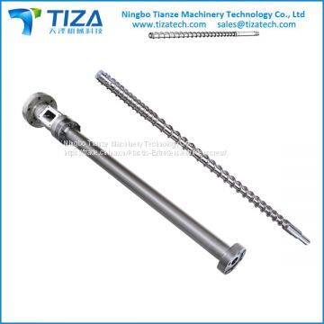 Single screw and barrel for extrusion machine