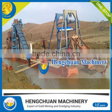 automatic small gold dredger boat high quality