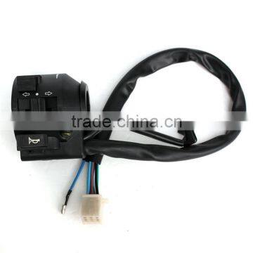 Top Selling Design Universal 12V Motorcycle 7/8'' Handlebar Horn Turn Signal Electrical Start Button Switch Black Best Promotion photo-4