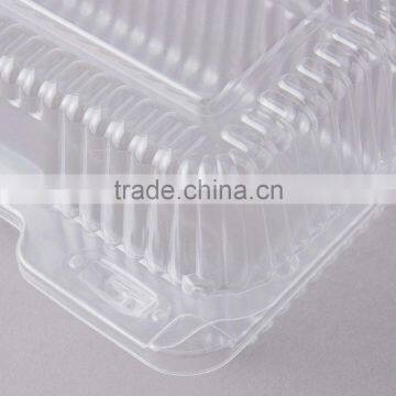 Durable Packaging Deep Clear Hinged Plastic Container, BOPS Clamshell Food Take Away Box for Cake, Hotdog photo-6