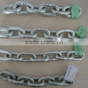 ordinary mild steel galvanized medium link chain