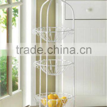 Flexible Floor Standing Good Looking Flower Basket Stand photo-3