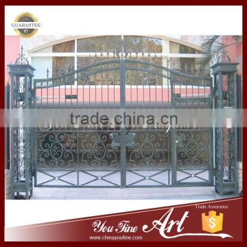 high quality wrought iron villa gate design