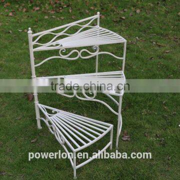 3-tier Shabby Chic Metal Flower Pot Stand PL08-5623 photo-3