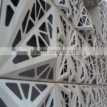 Outdoor Aluminium Perforated Corrugated Metal Panels for Curtain Wall photo-3
