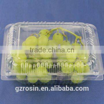 clamshell blister plastic box for fruit vegetable container