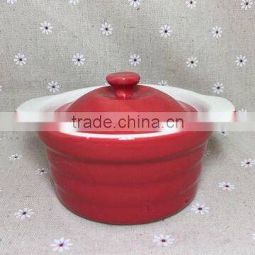 Stocked Industrial Ceramic Soup Pot Milk Pot Dessert Bowl