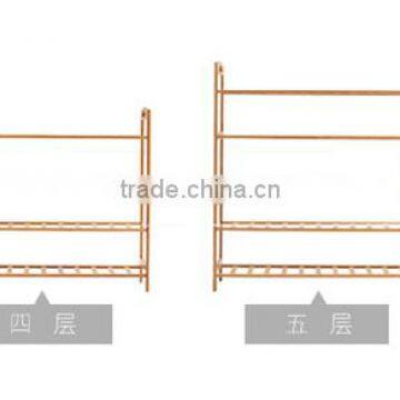 Wholesale price promotional natural wooden shoe racks,wooden rack shelf