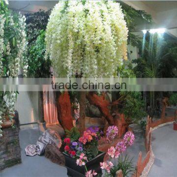 SJ201710041 China manufacturer artificial mini pudding flower blossom tree indoor