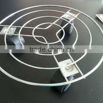 Home Removable Wire Metal Flower Shelf /wheel Flower Display Stand photo-3