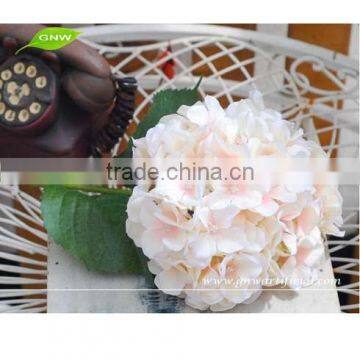 GNW FLH13 Wholesale Silk Flowers Artificial White Hydrangea for Wedding Decoration Table Centerpiece