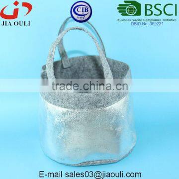 BSCI Audit Factory Christmas Promotional Bags Felt Plant Pot/ Pottery Cover Bag photo-2