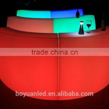 Led Shop Showroom Reception Counter Designs Home Party Light up Bar Counter photo-4