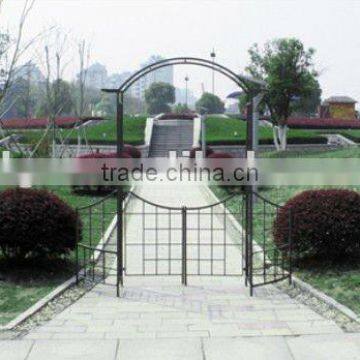 wrought iron rose garden arch