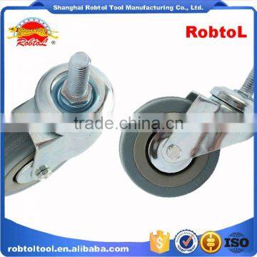 50mm Castor Wheel Caster Fixed Swivel Brake Rubber Nylon Pu TPR PP photo-6