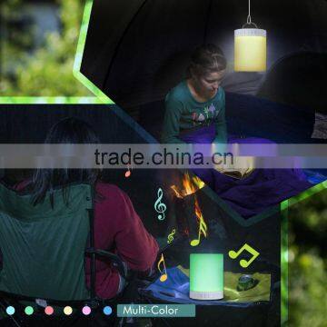 Best Selling High Quality Portable Wireless Bluetooth Speaker - With Touch Sensor LED Lamp photo-5